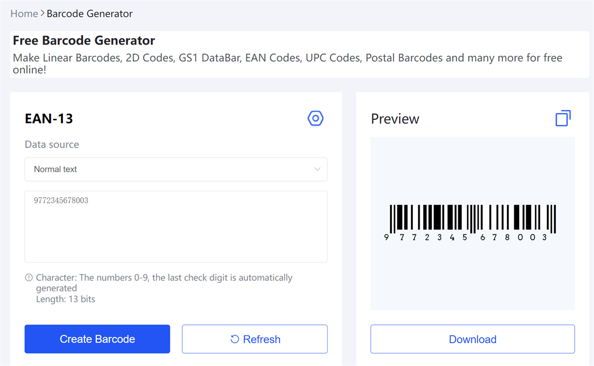 מגזין EAN 13 barcode.png