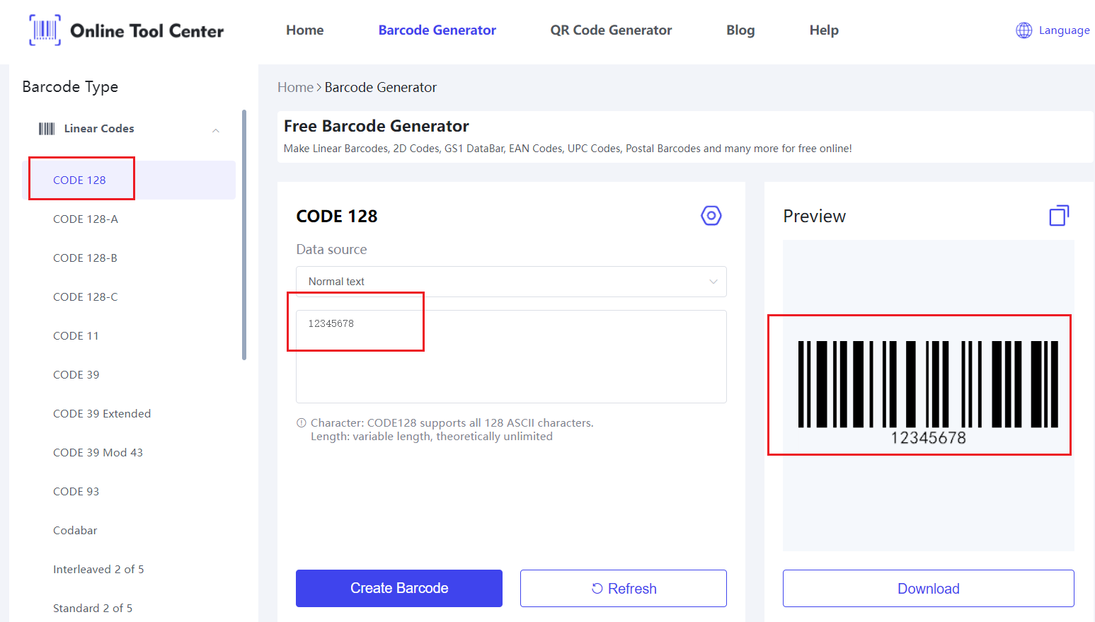 קוד 128 generator Barcode.png