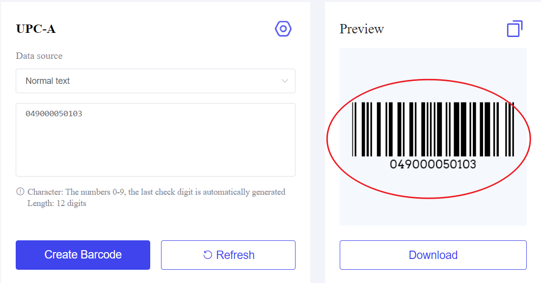 UPC Barcode עבור coke.png