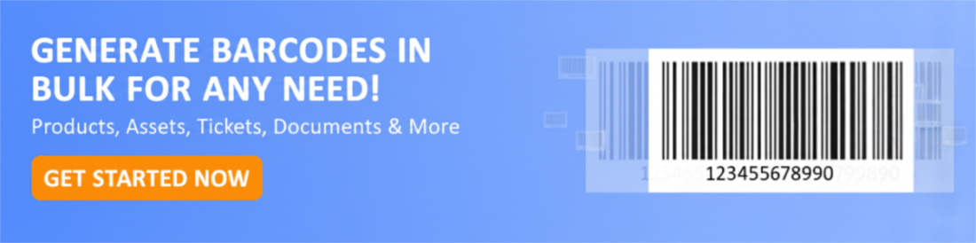 גנרטור ברקוד סכום קריאה לאקטיו