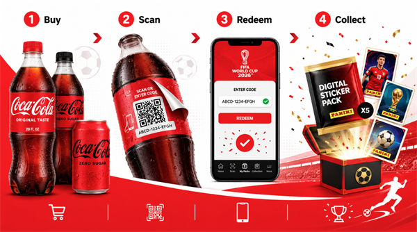 scan and redeem Coca Cola FIFA 2026 Code קוד קוקה קולה FIFA 2026