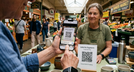 קוד QR של zelle