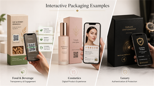 Interactive packaging examples דוגמאות לאריזה אינטראקטיבית
